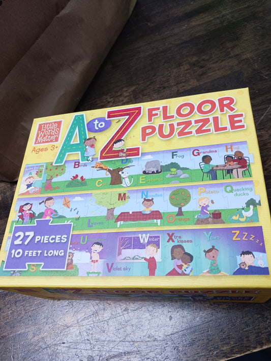 Little Words Matter A To Z Floor Puzzle